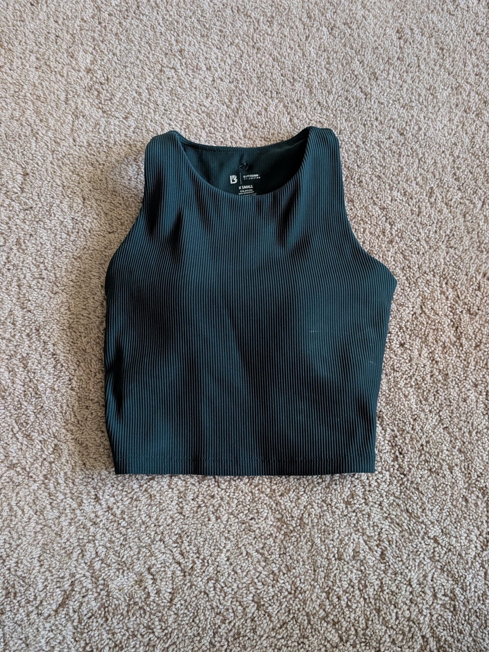 Ribbed Sleeveless Tank Top
